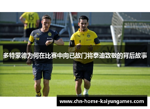 多特蒙德为何在比赛中向已故门将泰迪致敬的背后故事