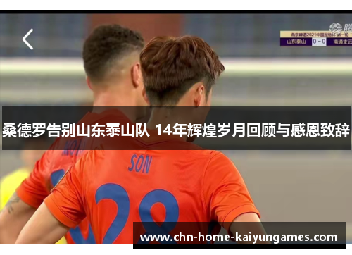 桑德罗告别山东泰山队 14年辉煌岁月回顾与感恩致辞