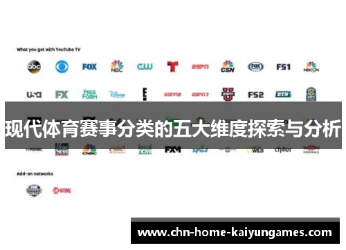 现代体育赛事分类的五大维度探索与分析